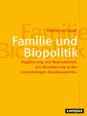 cover image of Familie und Biopolitik